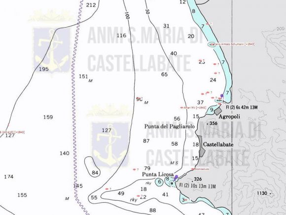 mappa relitti